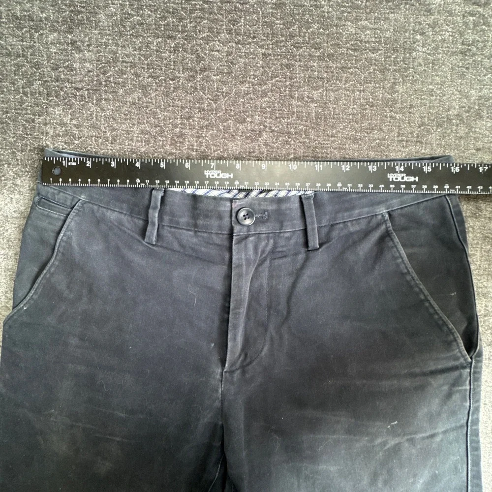 Banana Republic Kentfield Chino Pants Mens 30x30 Gray Cotton Straight Mid‎ Rise